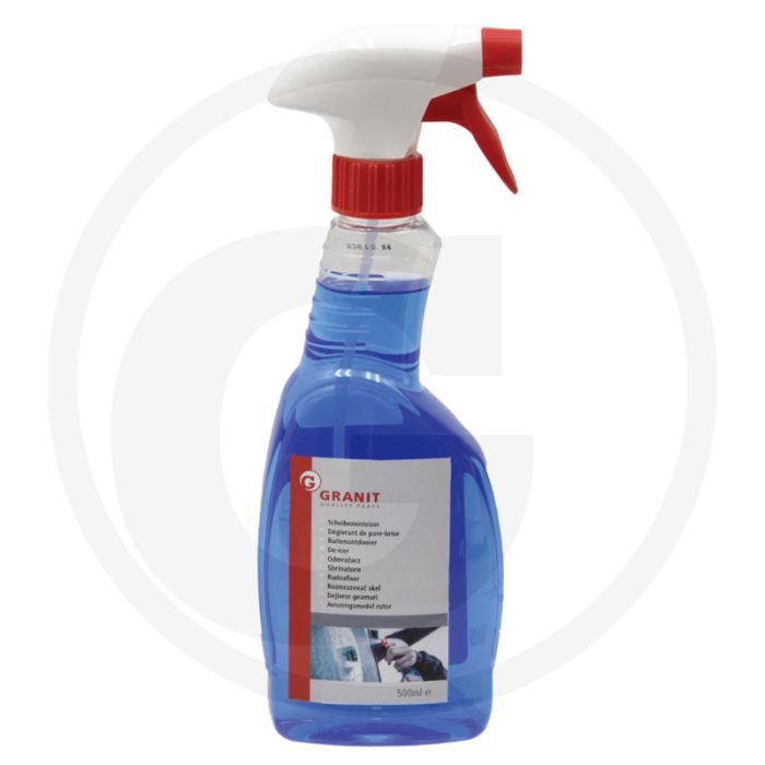 Ruitontdooier 500 ml – Blauw, spuitfles, werkt tot -30°C