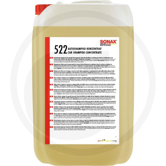 SONAX Glans shampoo concentraat 25L PE-jerrycan fosfaatvrij & pH neutraal