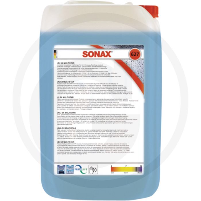 SONAX SX MultiStar 25L – NTA-vrije universele krachtreiniger voor voertuigen