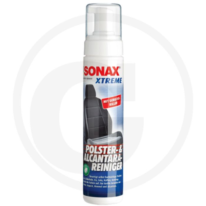SONAX XTREME bekleding & alcantara-reiniger – Schuimdispenser 250 ml, met geurverwijderaar
