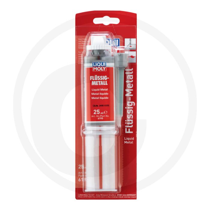 Liqui Moly Vloeibaar metaal blister van 25 ml, 6193 – Snelhardende 2K epoxylijm met hoge sterkte