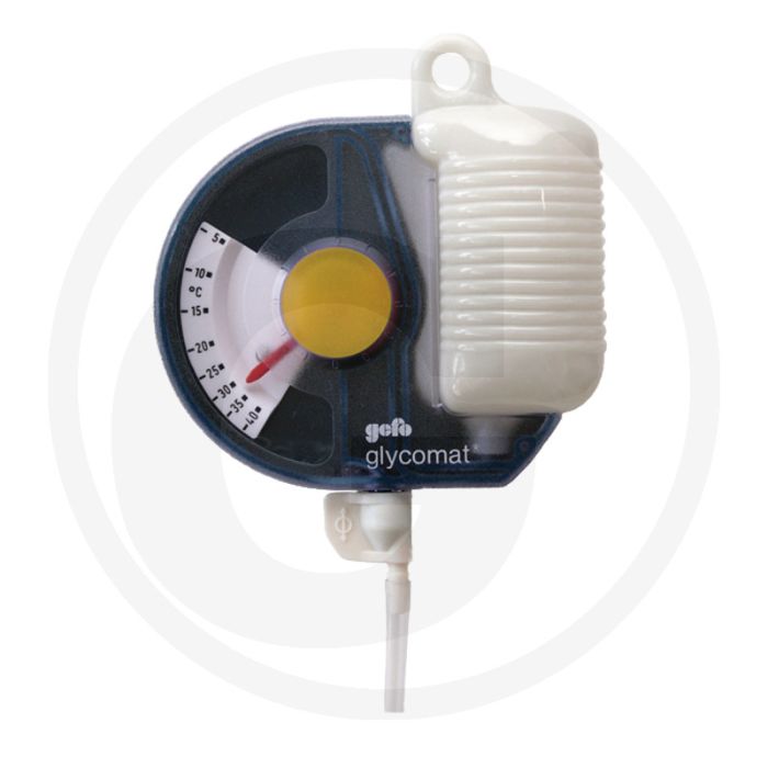 GEFO Antivriestester - Weergave tot -40°C, lengte 155 mm, aanzuigvolume 52 ml