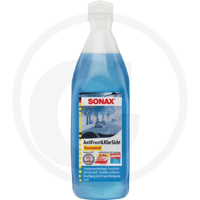 SONAX Antivriesconcentraat 250 ml – Ruitenreiniger met antivries en citrusgeur