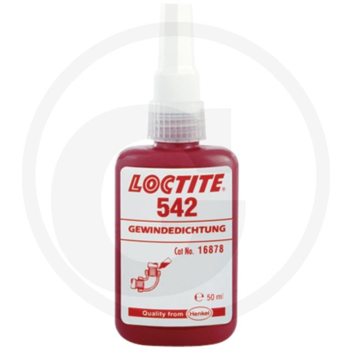 Loctite / Teroson LOCTITE® 542 Schroefdraadafdichtingsmidd. 50 ml, gem. sterkte, metalen draden Loctite / Teroson LOCTITE® 542 Schroefdraadafdichtingsmidd. 50 ml, gem. sterkte, metalen draden
