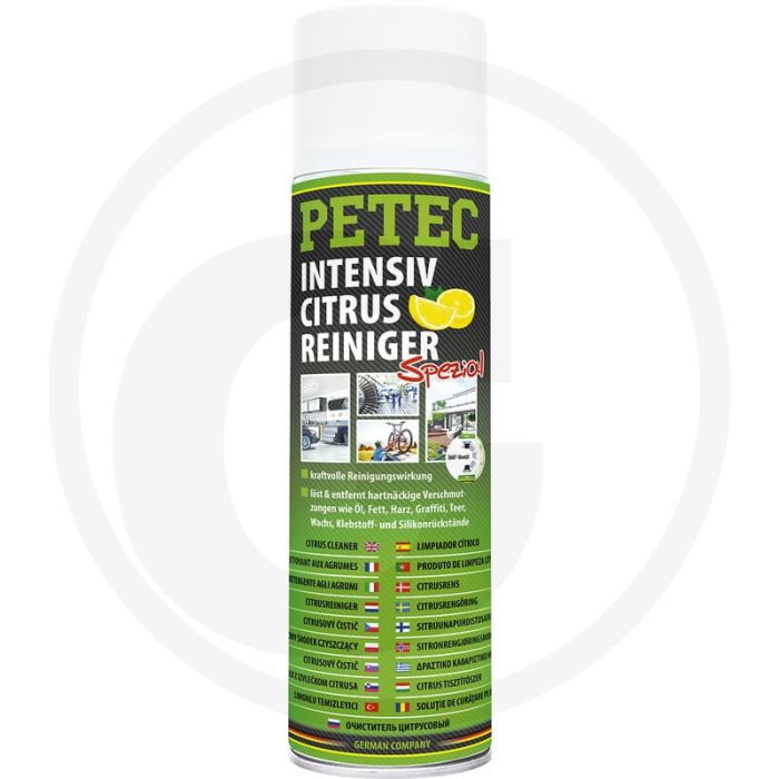 PETEC Verbindungstechnik Intensieve citrusreiniger spray – 500 ml, krachtig & sneldrogend