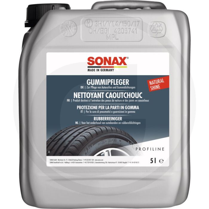 SONAX Rubberverzorging 5L – Reinigt, beschermt en houdt rubber soepel