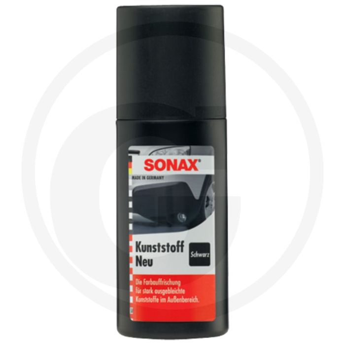 SONAX Kunststof nieuw - Zwarte lak op waterbasis, 100 ml