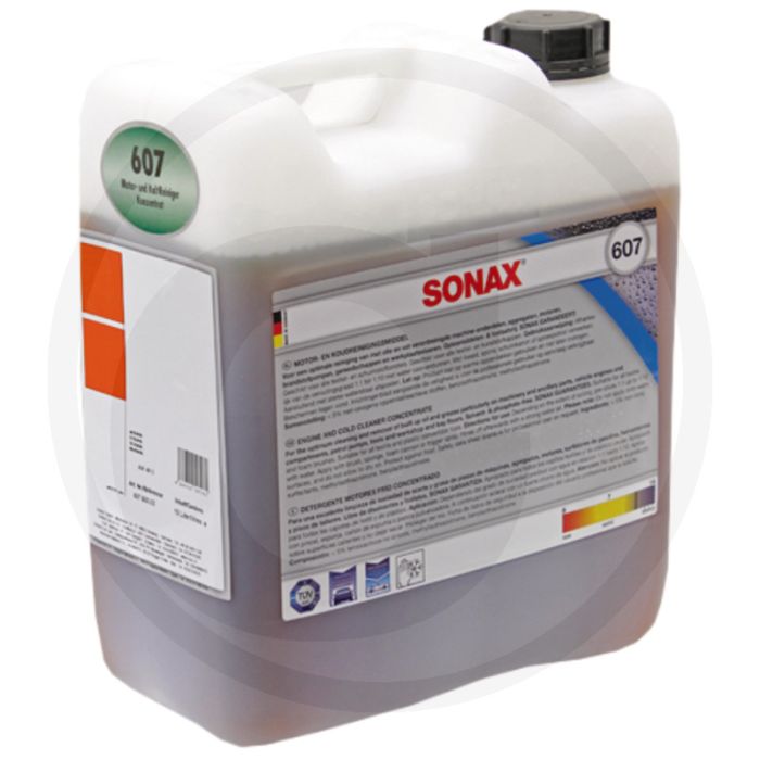 SONAX motor- en koudreiniger – 10L jerrycan, fosfaatvrij, met water mengbaar, zachte formule