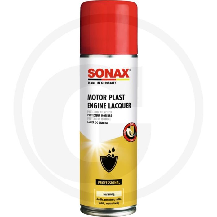 SONAX Motorplast – Hoogglaanzende motorcoating, 300 ml spuitbus