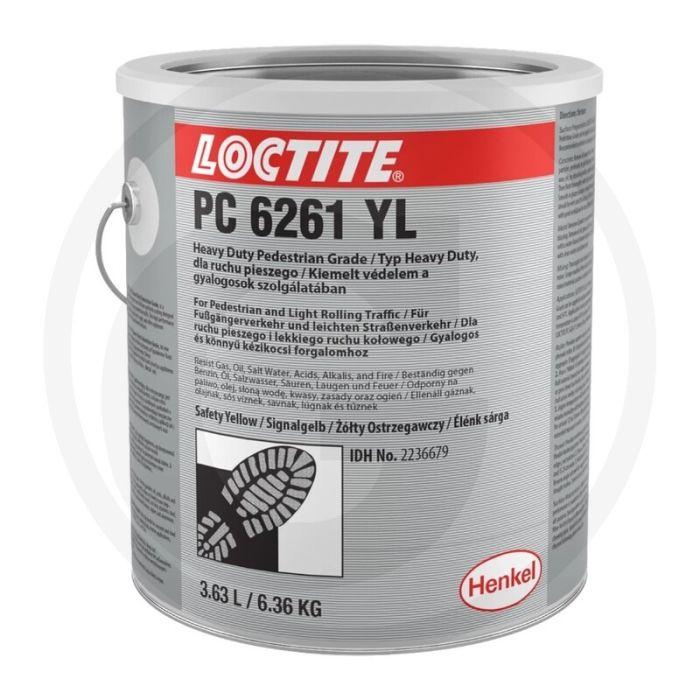 Loctite / Teroson LOCTITE® PC 6261 YL Bodemcoating Geel 6kg Antislip Epoxy Eéncomponent
