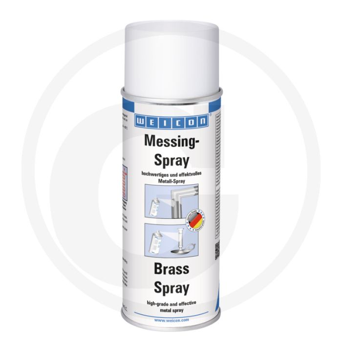 WEICON messingspray 400 ml spuitbus, messing-metallic, binnen & buiten toepasbaar WEICON messingspray 400 ml spuitbus, messing-metallic, binnen & buiten toepasbaar