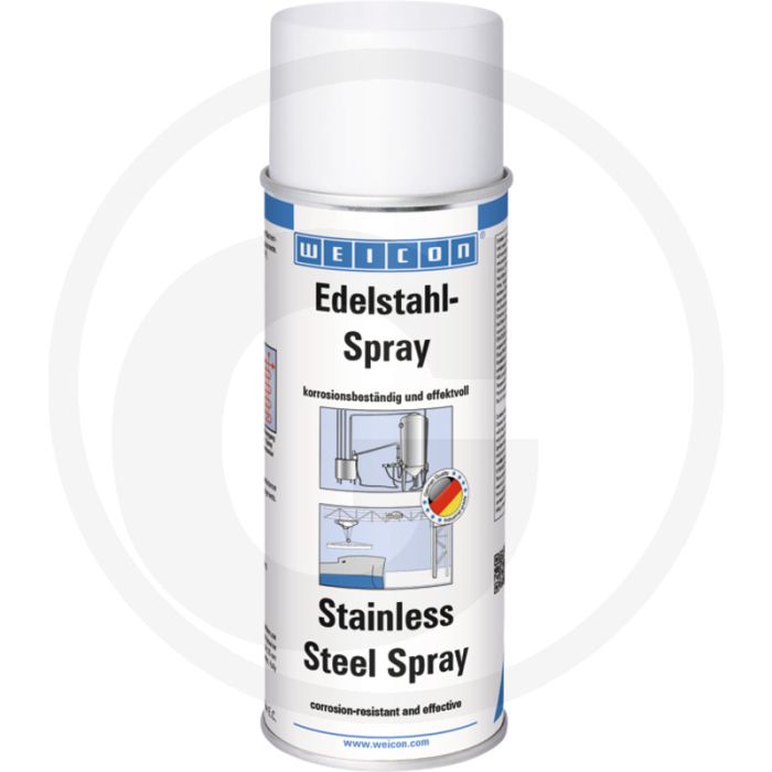 WEICON RVS spray – 400 ml spuitbus, roestvrij staal-metallic, hittebestendig tot +300°C WEICON RVS spray – 400 ml spuitbus, roestvrij staal-metallic, hittebestendig tot +300°C