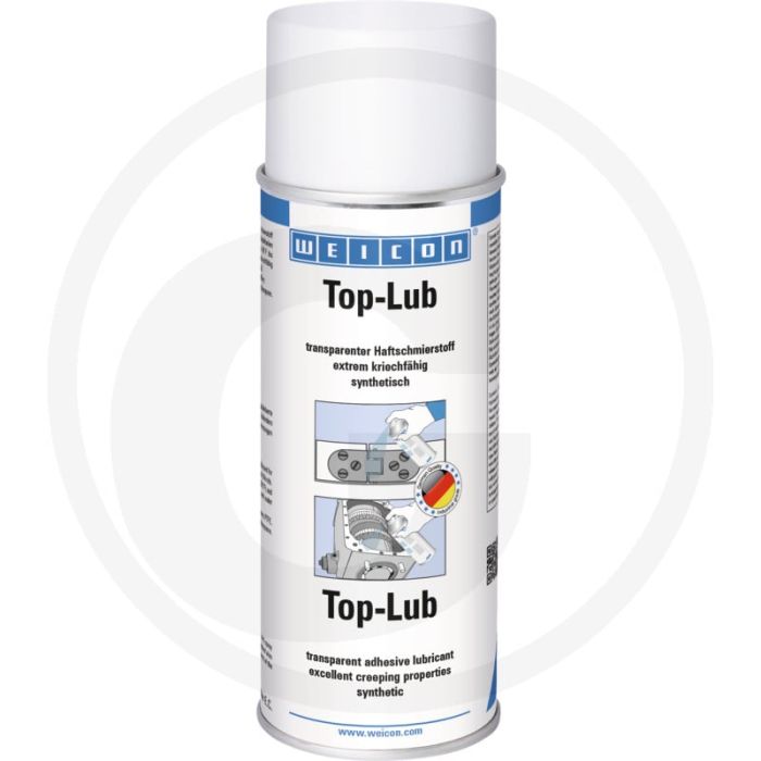 WEICON Top-Lub – Synthetisch hechtsmeermiddel, kleurloos, waterafstotend, 400 ml spuitbus