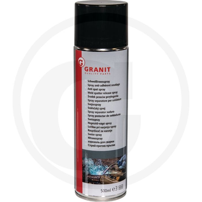 Anti-spat spray 500 ml – kleurloos, siliconenvrij, beschermt lasmondstukken effectief