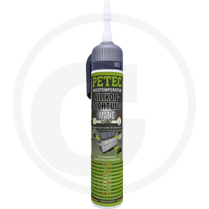 PETEC Verbindungstechnik Siliconenkit voor hoge temperaturen (MATIC wit) PETEC Verbindungstechnik Siliconenkit voor hoge temperaturen (MATIC wit)