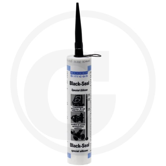 WEICON Afdichtmiddel Black Seal Zwart 310 ml – hitte-, olie- en vetbestendig siliconenkit