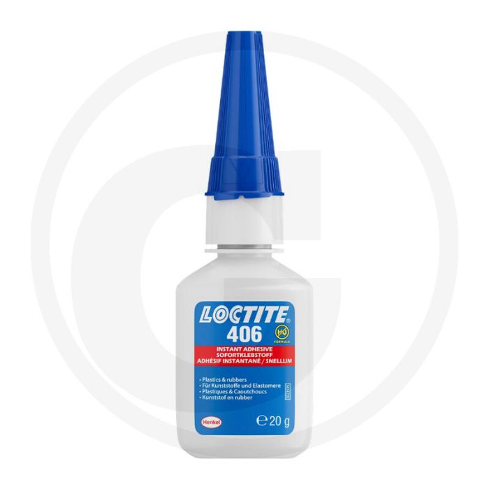 Loctite / Teroson LOCTITE® 406 secondelijm – 20 g fles, snelle verlijming, tot 120 °C Loctite / Teroson LOCTITE® 406 secondelijm – 20 g fles, snelle verlijming, tot 120 °C