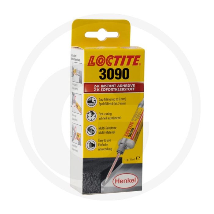 Loctite / Teroson Loctite® 3090 2 componenten universele l (Spleetvullende 2-componenten snellijm) Loctite / Teroson Loctite® 3090 2 componenten universele l (Spleetvullende 2-componenten snellijm)