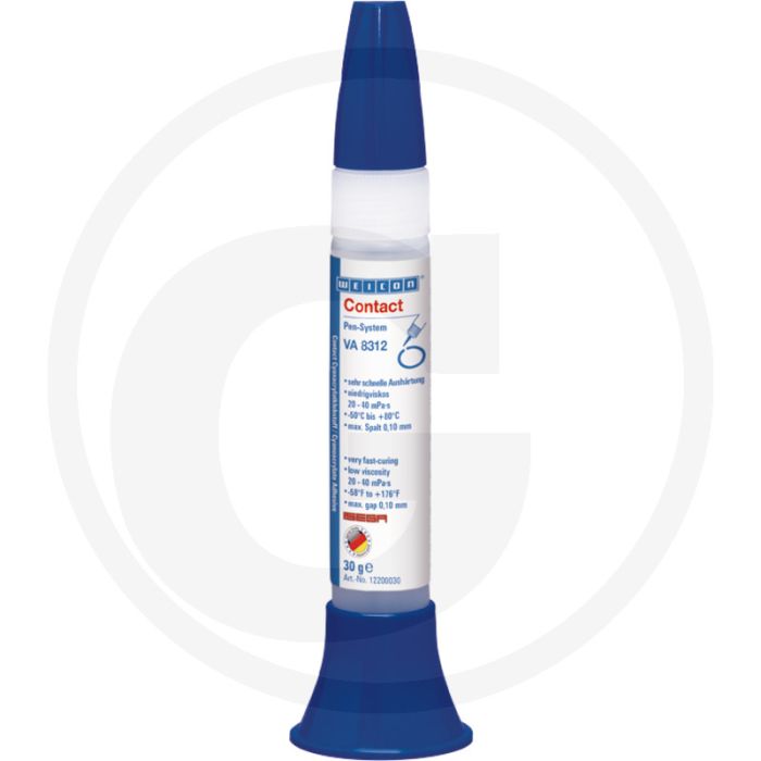 WEICON Contact-cyanoacrylaatlijm VA 8312 – 30 g pensysteem, snelhardend voor rubber & kunststof WEICON Contact-cyanoacrylaatlijm VA 8312 – 30 g pensysteem, snelhardend voor rubber & kunststof