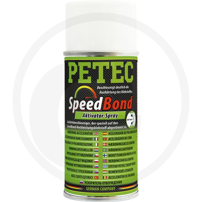 PETEC Verbindungstechnik Activatorspray - Kleurloos, 150 ml, versnelt uitharding SpeedBond lijm