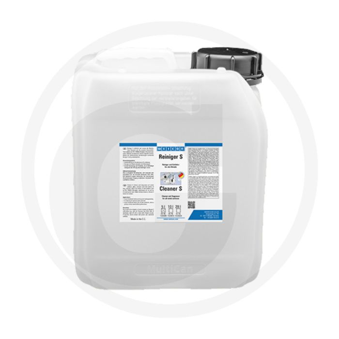 WEICON Reiniger S – 5 liter jerrycan, kleurloos, residu-vrij na verdamping