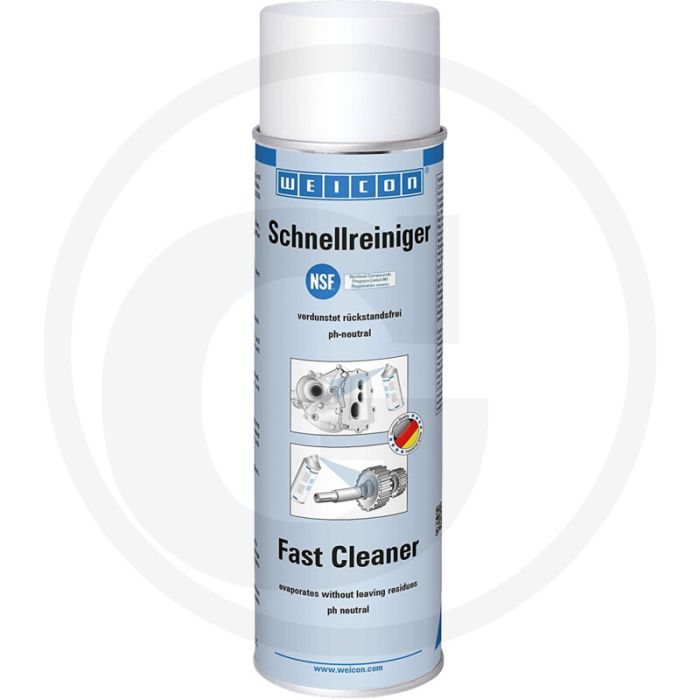 WEICON Snelreiniger 500 ml spuitbus – NSF A1-goedgekeurd, siliconenvrij, kleurloos WEICON Snelreiniger 500 ml spuitbus – NSF A1-goedgekeurd, siliconenvrij, kleurloos
