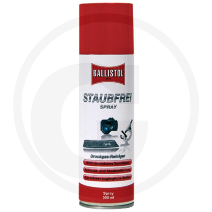 Ballistol Stofvrij 300 ml – Drukgas-reinigingsspray voor moeilijk bereikbare plaatsen