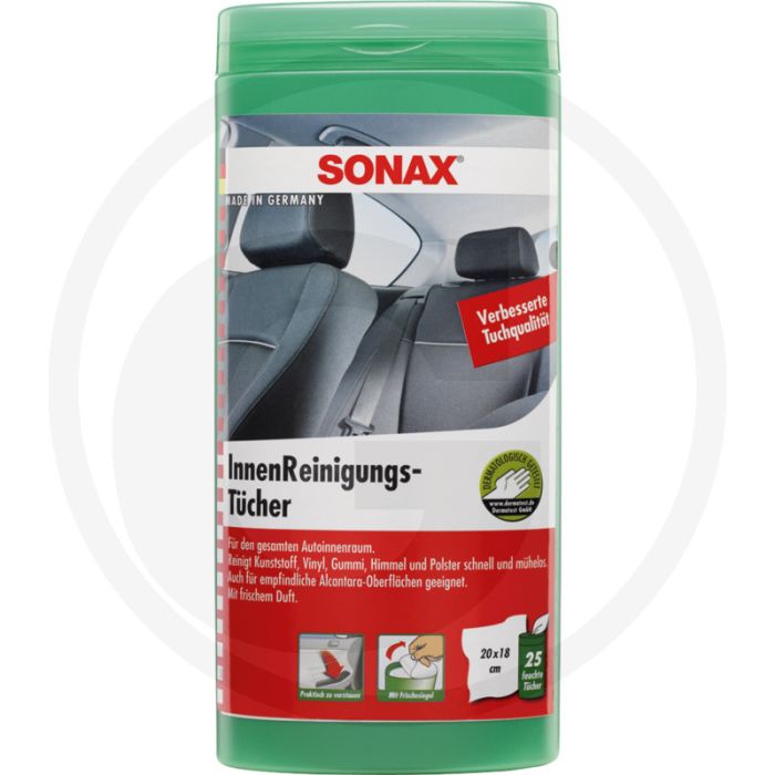 SONAX Ruitenreinigingsdoekjes (in een doos)