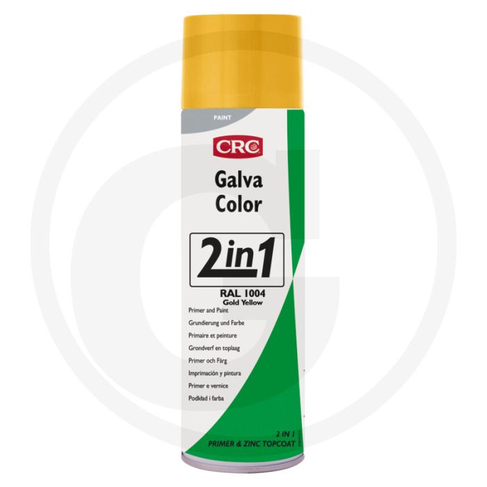 CRC GALVACOLOR RAL 1004 goudgeel (Kleurbeschermende lak & primer 2-in-1)