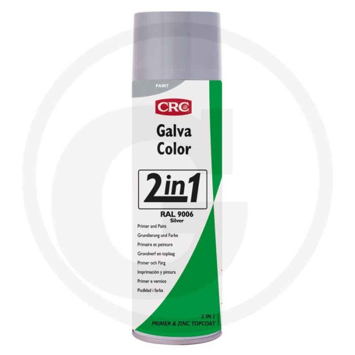 CRC GALVACOLOR RAL 9006 wit aluminium (Kleurbeschermende lak & primer 2-in-1)