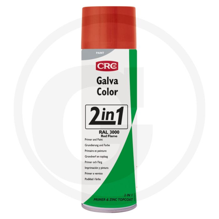 CRC GALVACOLOR RAL 3000 vuurrood (Kleurbeschermende lak & primer 2-in-1)