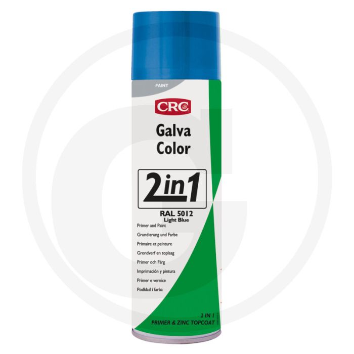CRC GALVACOLOR RAL 5012 lichtblauw (Kleurbeschermende lak & primer 2-in-1)