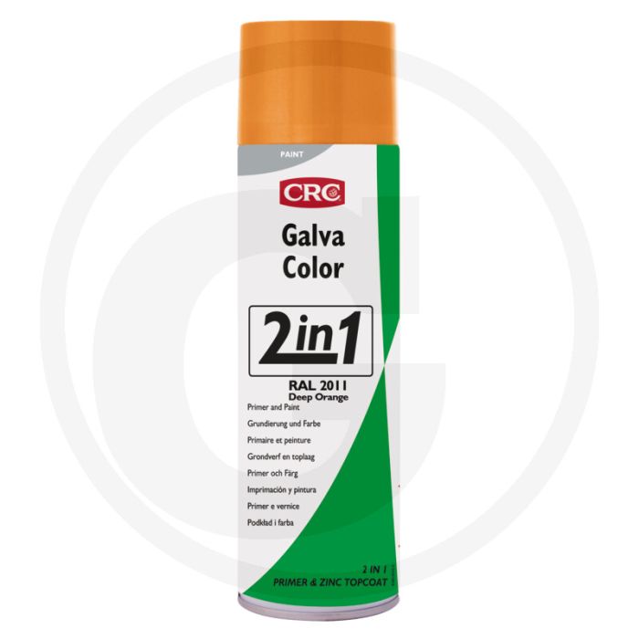 CRC GALVACOLOR RAL 2011 diep oranje (Kleurbeschermende lak & primer 2-in-1)
