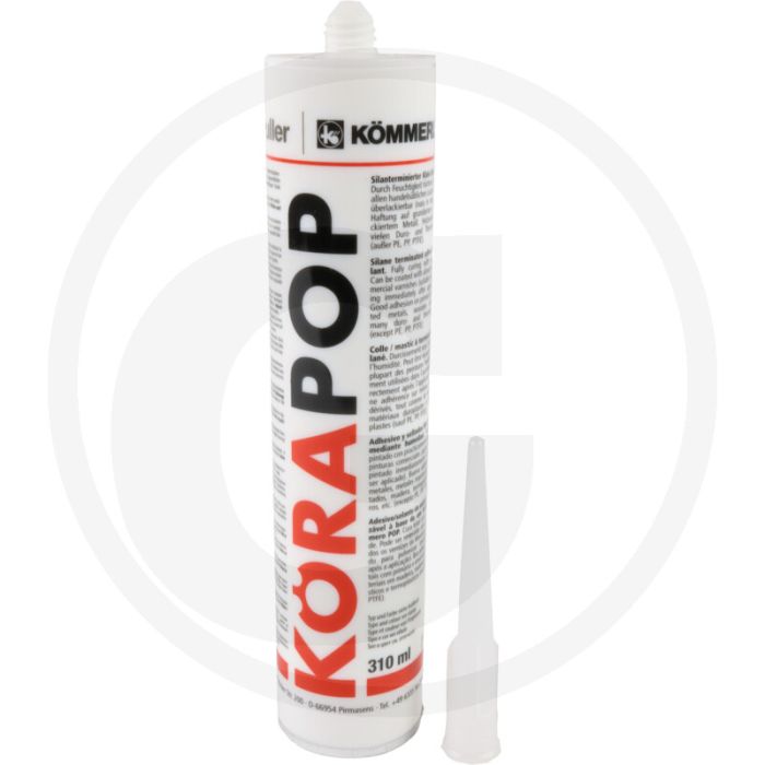 Kömmerling Afdichtingsmiddel, Körapop 235 wit 310 ml – Hybride polymeer, elastisch
