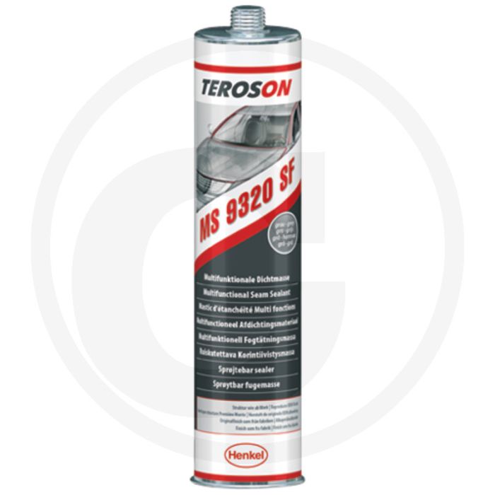 Loctite / Teroson Terostat afdichtmiddel, 9320 grijs 300 ml – MS polymeer, UV- en weerbestendig