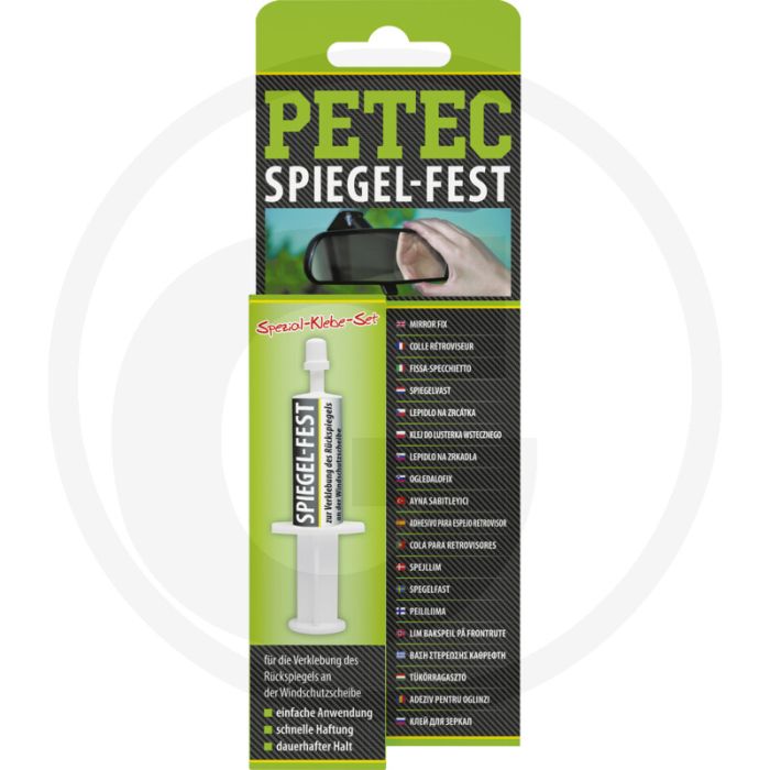PETEC Verbindungstechnik Spiegellijm – 1g spuit, temperatuurbereik –50°C tot +130°C