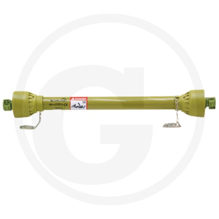 BLUELINE Aftakas B1 1 3/8" 6 splines 560 mm Drukstift Standaard