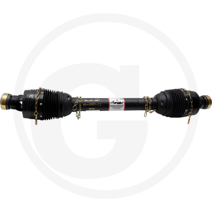 BLUELINE Aftakas, grootte: B4 80°, lengte: 860 mm (Tweezijdig groothoek)