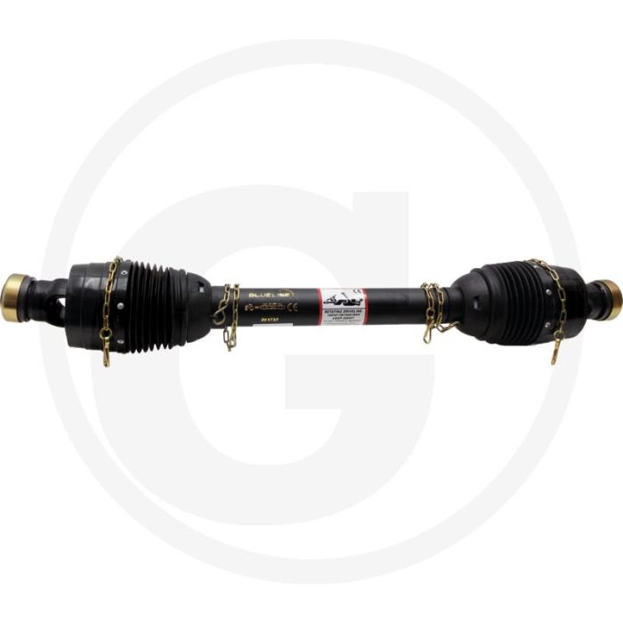 BLUELINE Aftakas, grootte: B6 80°, lengte: 1210 mm (tweezijdig groothoek)