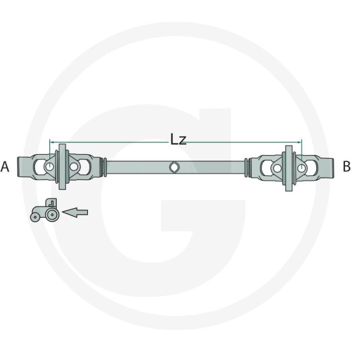 Weasler Aftakas (éénzijdig groothoek)