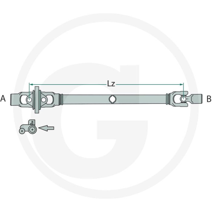Weasler Aftakas (éénzijdig groothoek)