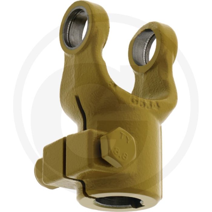 Walterscheid Aansluitgaffel AGM1 | 25H8 boring met 8 mm spiebaan, klembout M12 x 60