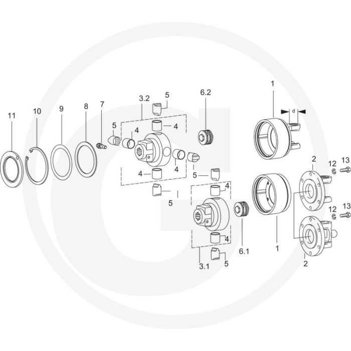 Walterscheid Naaf (K64/14)