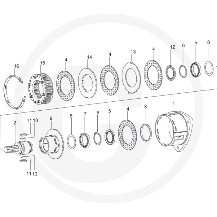Walterscheid Naaf (1 3/8" 6 spline V)