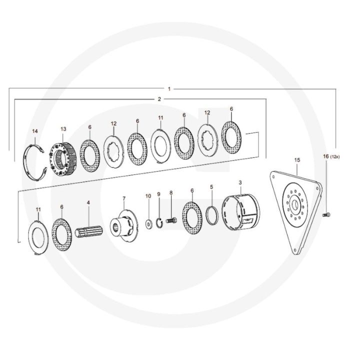 Walterscheid Profielas (1 3/4" (6) H)