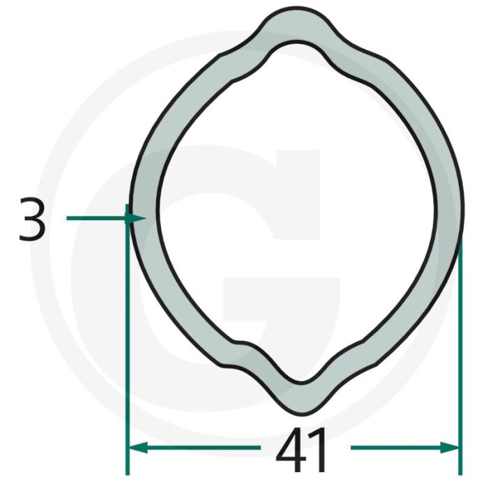 Weasler Profielbuis 1 meter (G4,)