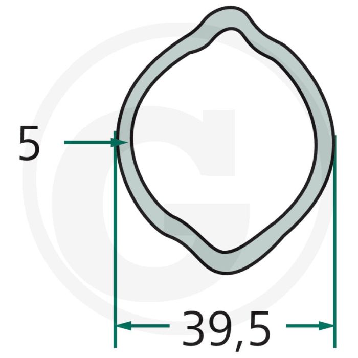 Weasler Profielbuis 1 meter (G5,)