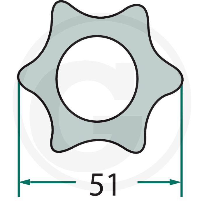 Weasler Profielbuis 1 meter, gecoat (G7b)