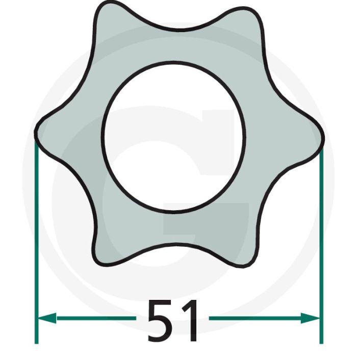 Weasler Profielbuis 1,5 meter, gecoat (G7b)