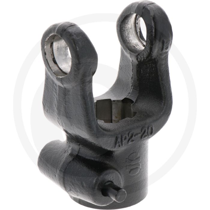 Weasler Aansluitgaffel (met drukstift  1 3/8" 6 spline  passende reparatieset 3977920121)